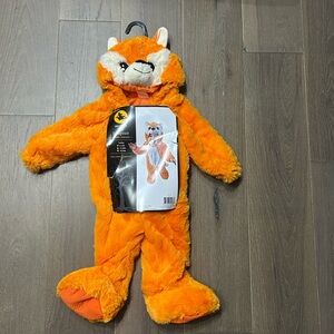 Meijer Fox Jumpsuit toddler costume. NWT various sizes